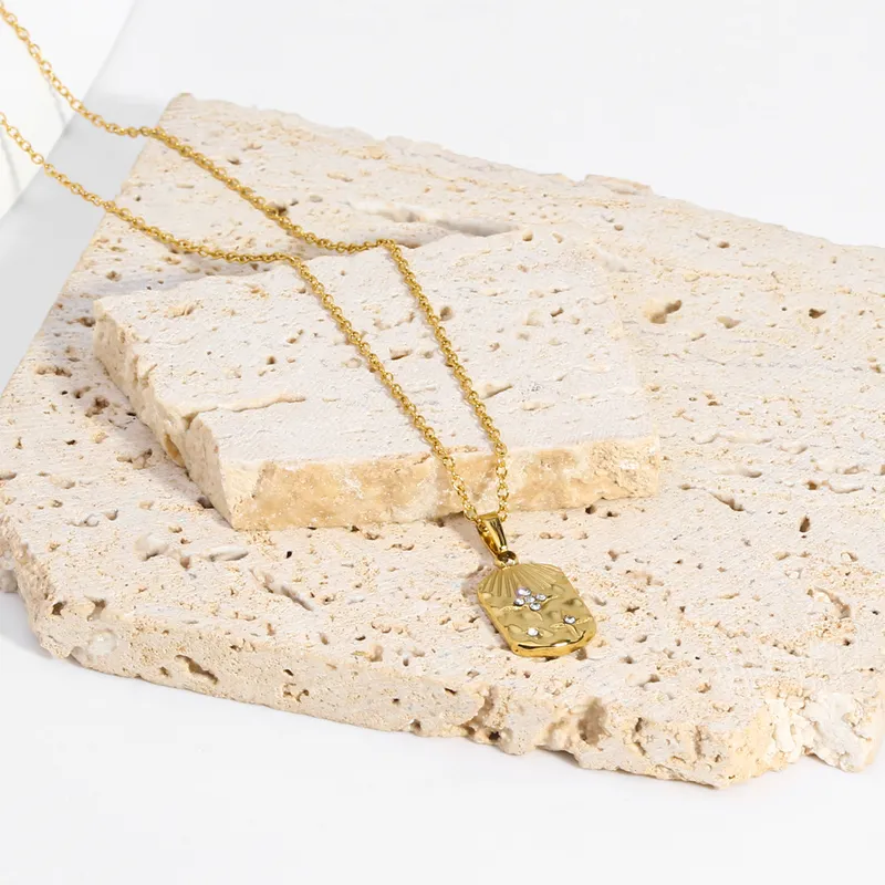 Fashion Women Jewelry Gold Plated Star Pendant Necklace