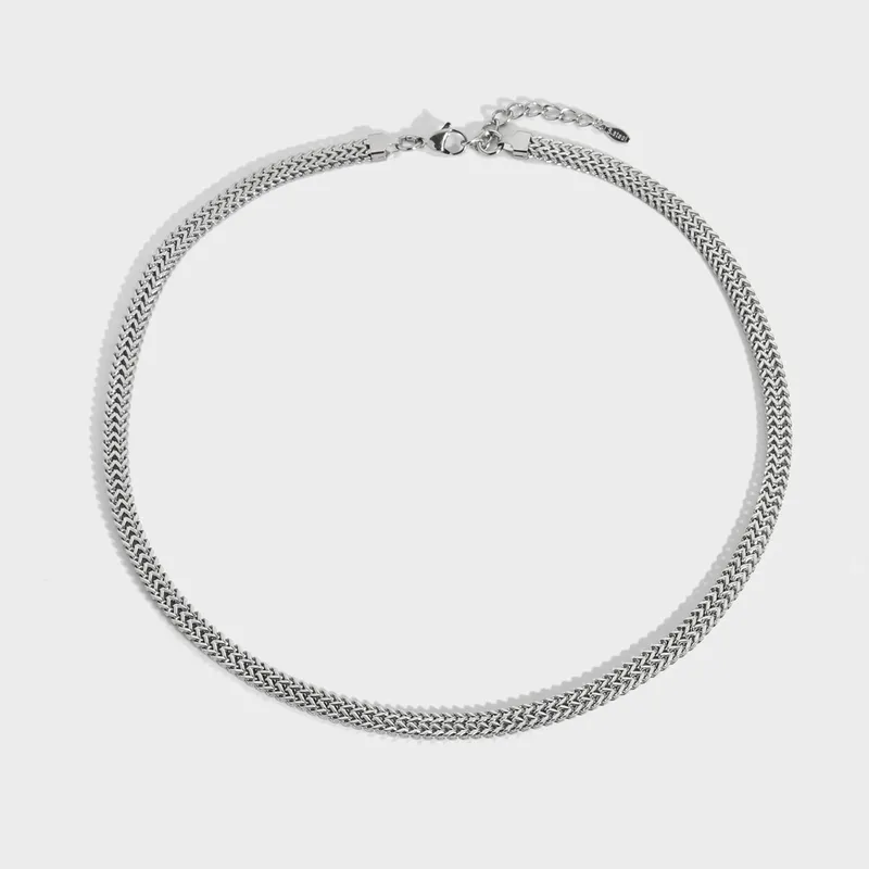 Stainless Steel Double Franco Chain Necklace and Bracelet