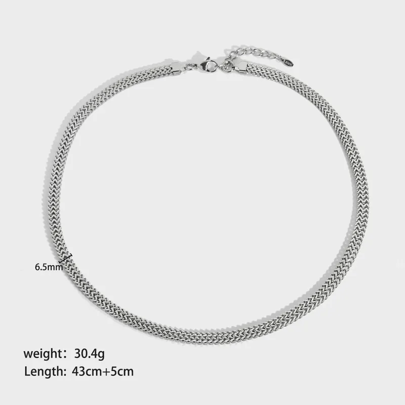 Stainless Steel Double Franco Chain Necklace and Bracelet