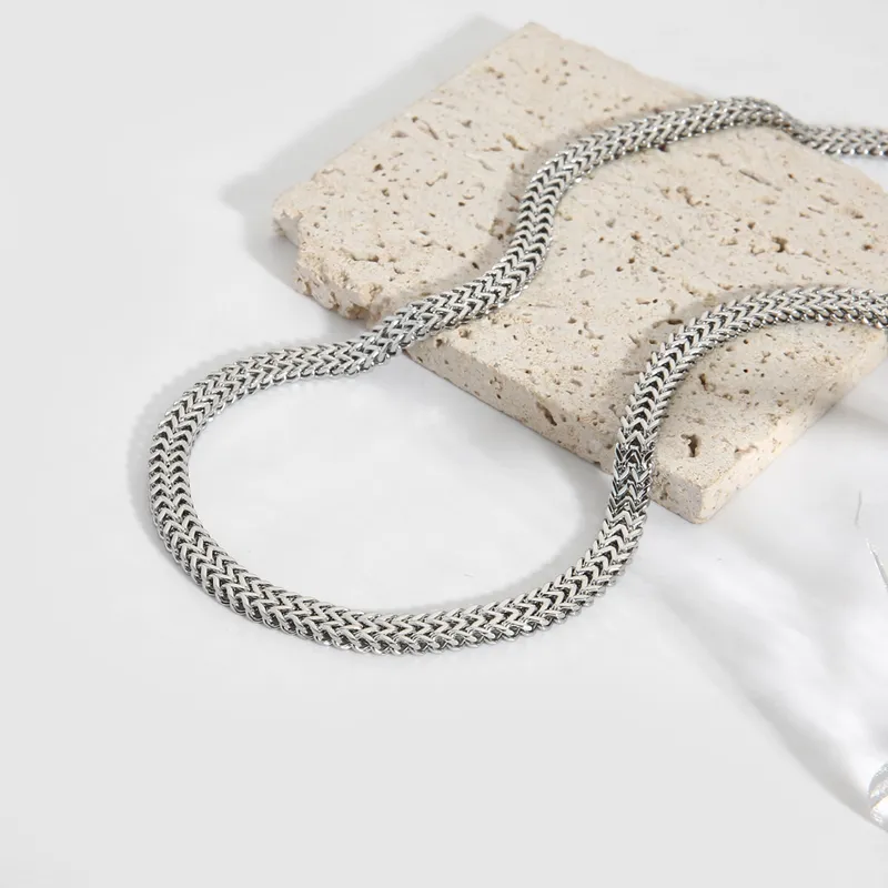 Stainless Steel Double Franco Chain Necklace and Bracelet