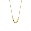 18K Gold Plated Fashion Women Beaded Necklace