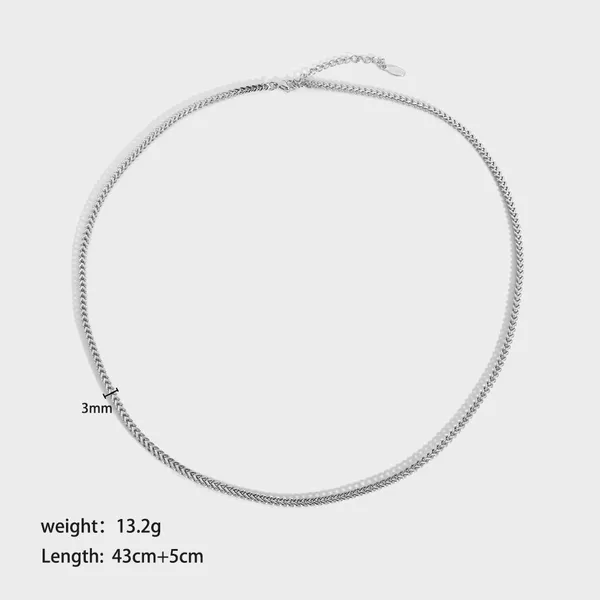 Stainless Steel Popular Franco Chain Necklace