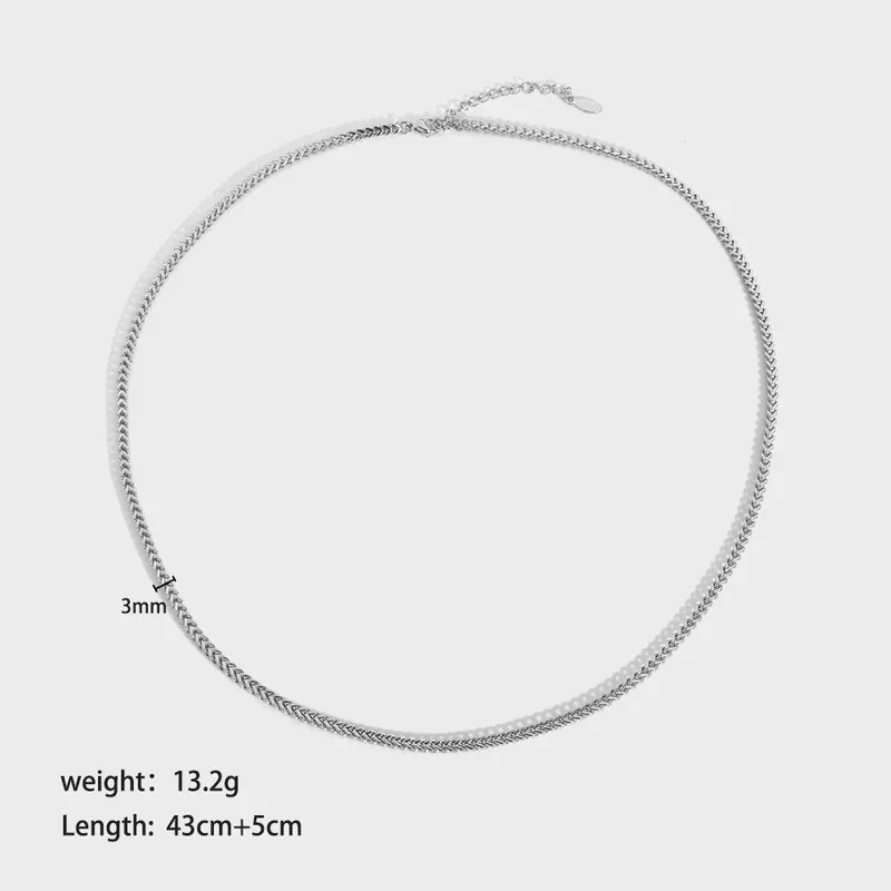 Stainless Steel Popular Franco Chain Necklace