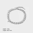 Heavy Stainless Steel Figaro Chain Bracelet
