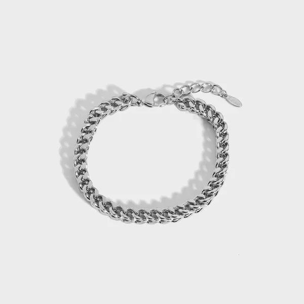 Heavy Stainless Steel Franco Chain Bracelet