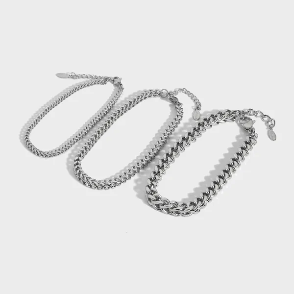 Heavy Stainless Steel Franco Chain Bracelet