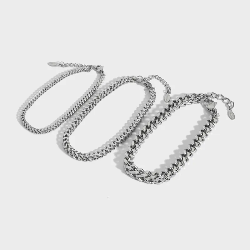 Heavy Stainless Steel Franco Chain Bracelet