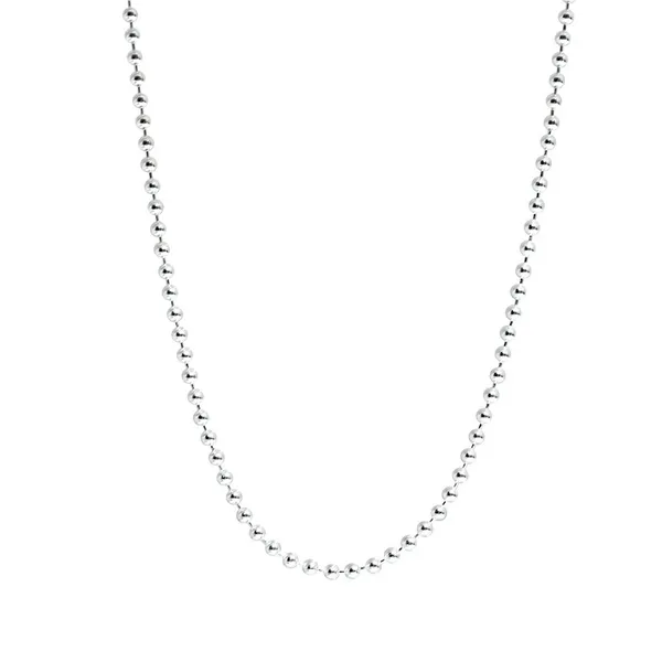 Women Jewelry  Stainless Steel Bubble Beads Necklace