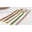 Hot Sales Stainless Steel Color CZ Women Bracelet