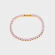 Hot Sales Stainless Steel Color CZ Women Bracelet