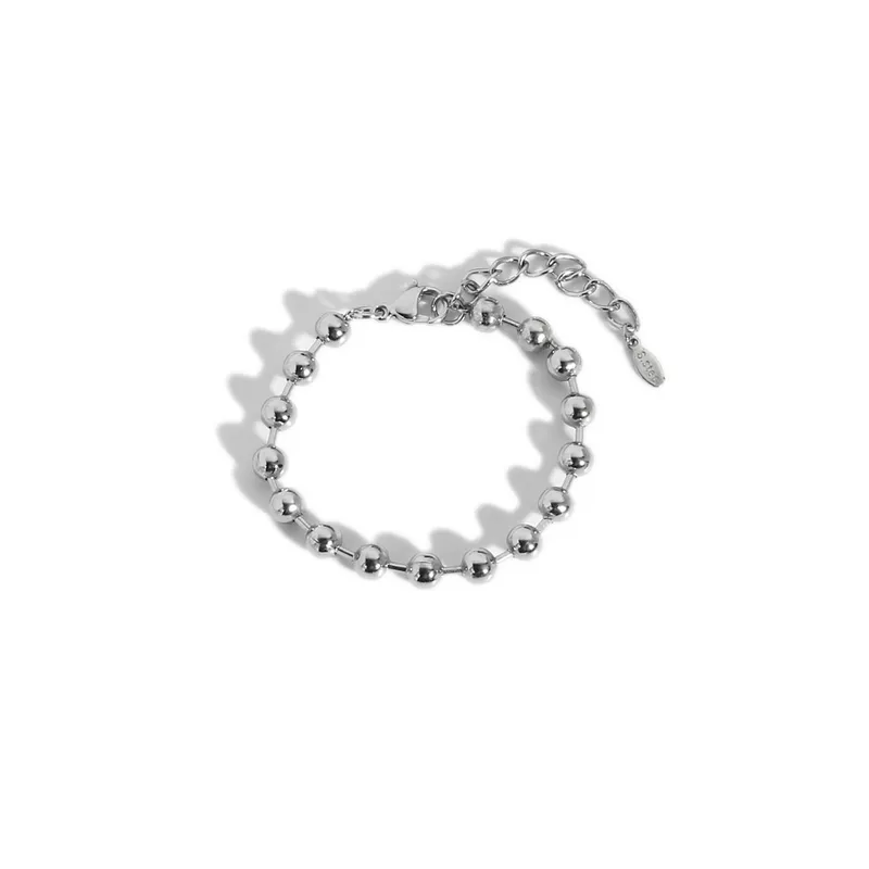 Stainless Steel Bobble Bead Women Bracelet