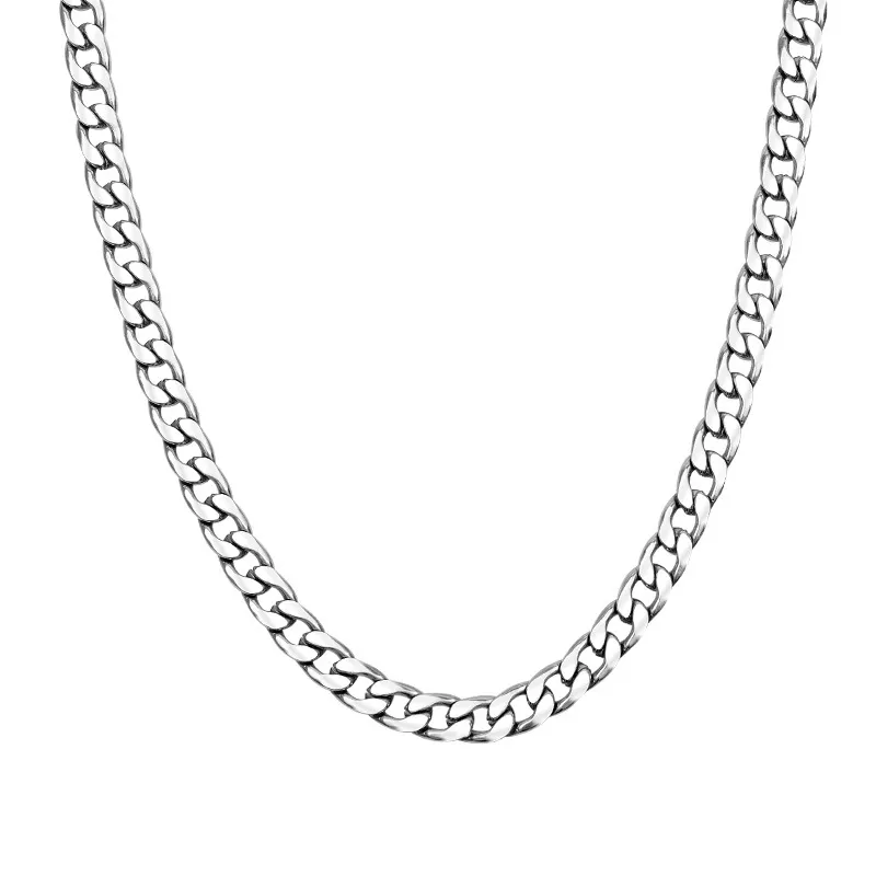 18K Gold Plated Stainless Steel Cuban Chain Necklace