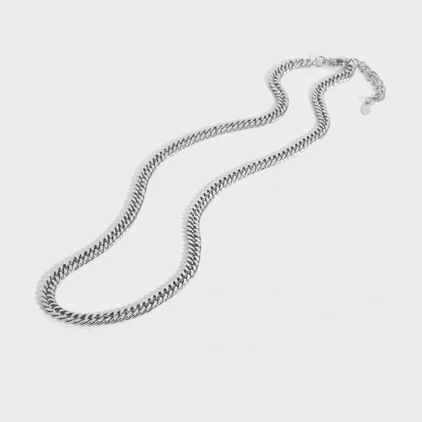 18K Gold Plated Stainless Steel Cuban Chain Necklace