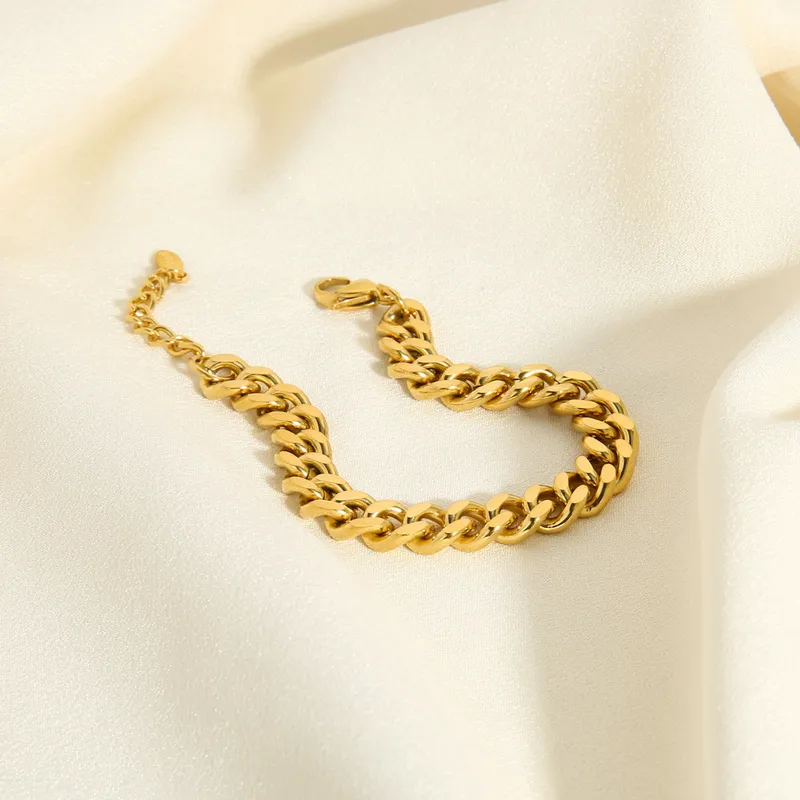 18K Gold Plated Steel Figaro Chain Anklets