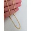 18K Gold Plated Steel Figaro Chain Anklets
