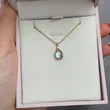 High Quality Stainless Steel Jewelry Necklace Color Stone Setting