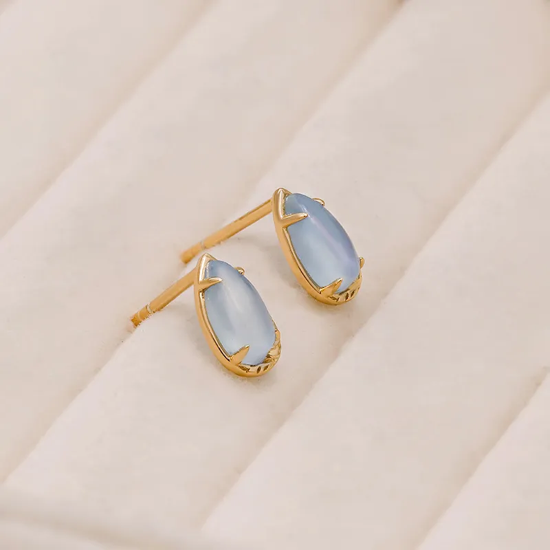 High Quality Stainless Steel Jewelry Necklace Color Stone Setting