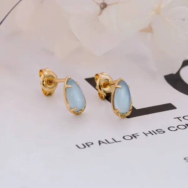 High Quality Stainless Steel Jewelry Necklace Color Stone Setting