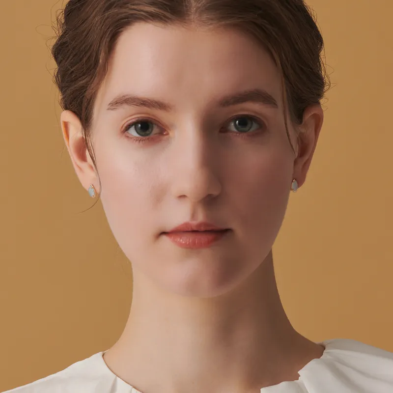 High Quality Stainless Steel Jewelry Necklace Color Stone Setting