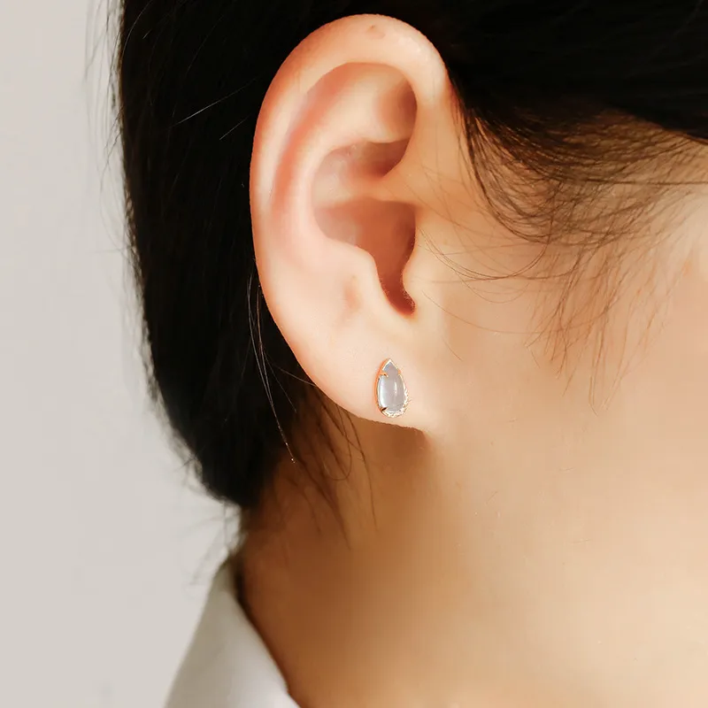 High Quality Stainless Steel Jewelry Necklace Color Stone Setting