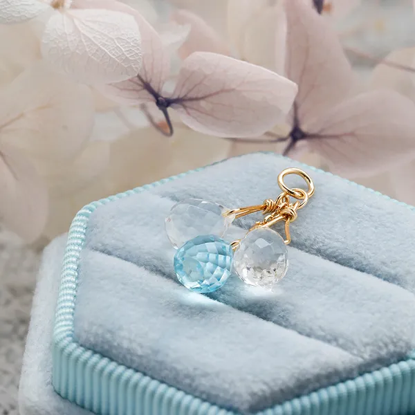 High Quality Stainless Steel Jewelry Necklace Color Stone Setting