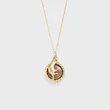 High Quality Stainless Steel Jewelry Necklace Color Stone Setting