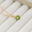 High Quality Stainless Steel Jewelry Necklace Color Stone Setting