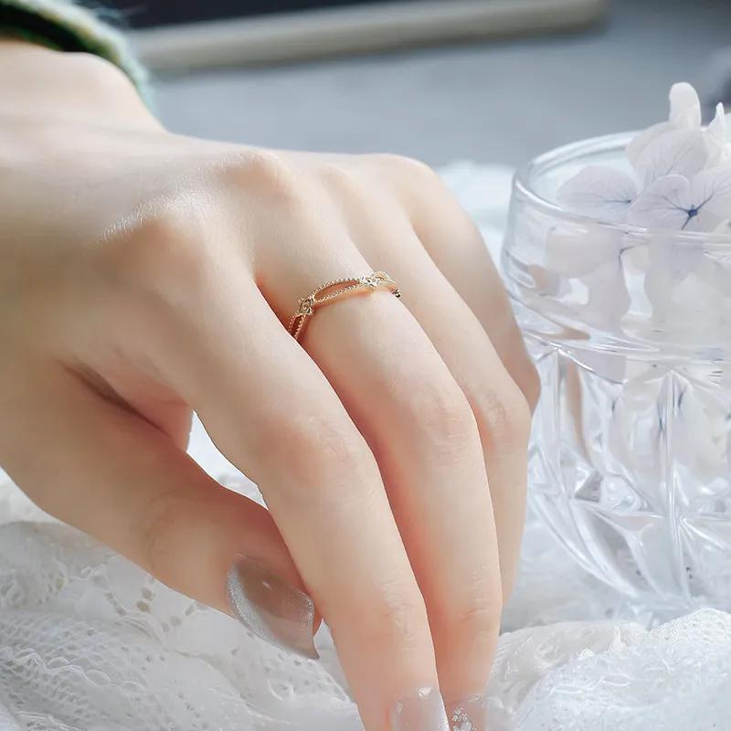 High Quality Stainless Steel Jewelry Necklace Color Stone Setting