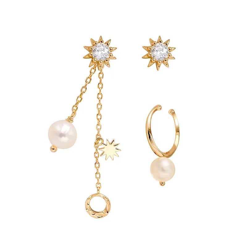 High Quality Stainless Steel Jewelry Necklace Color Stone Setting