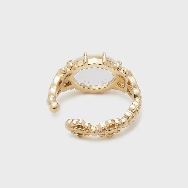 High Quality Stainless Steel Jewelry Necklace Color Stone Setting