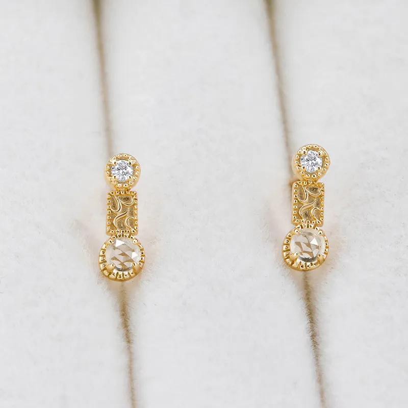 High Quality Stainless Steel Jewelry Necklace Color Stone Setting