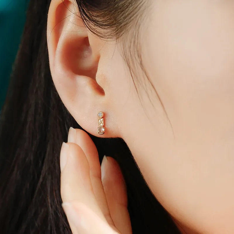 High Quality Stainless Steel Jewelry Necklace Color Stone Setting