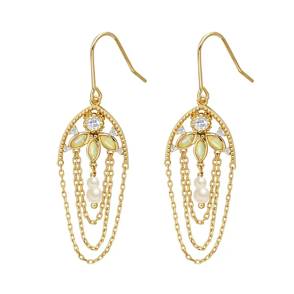 High Quality Stainless Steel Jewelry Necklace Color Stone Setting