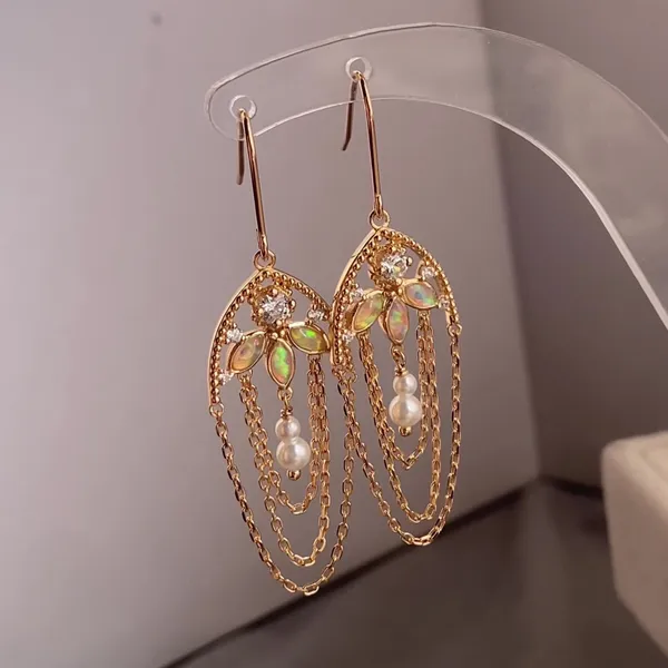 High Quality Stainless Steel Jewelry Necklace Color Stone Setting