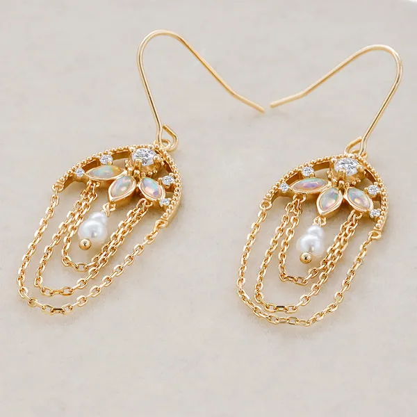 High Quality Stainless Steel Jewelry Necklace Color Stone Setting