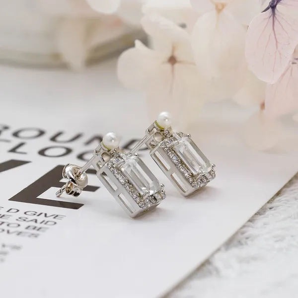 High Quality Stainless Steel Jewelry Necklace Color Stone Setting