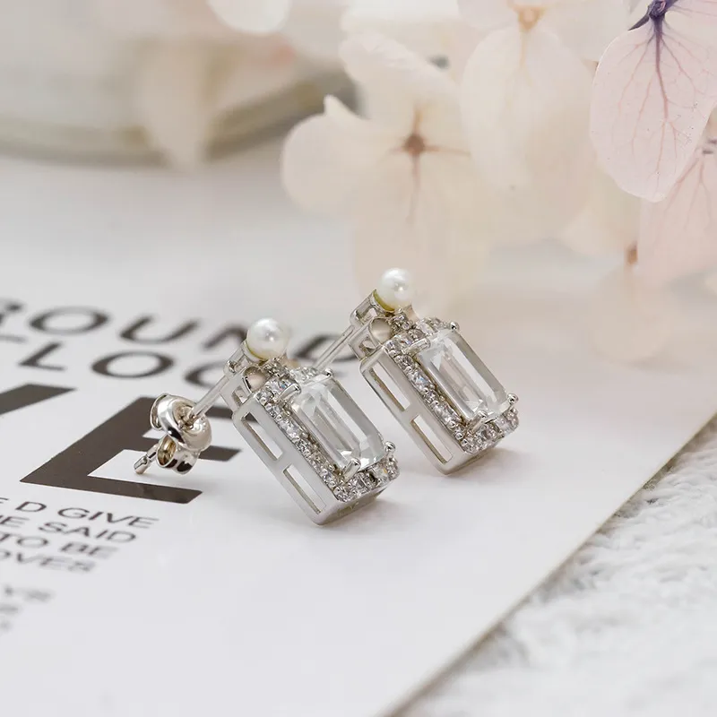 High Quality Stainless Steel Jewelry Necklace Color Stone Setting