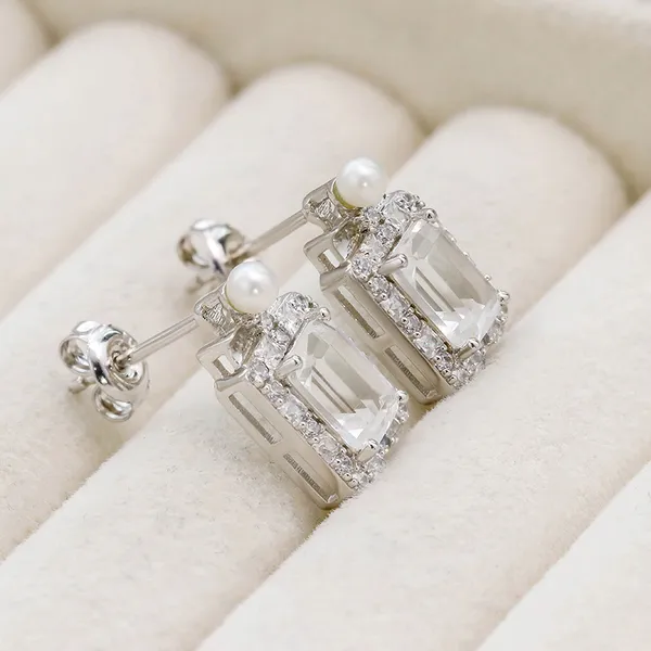 High Quality Stainless Steel Jewelry Necklace Color Stone Setting