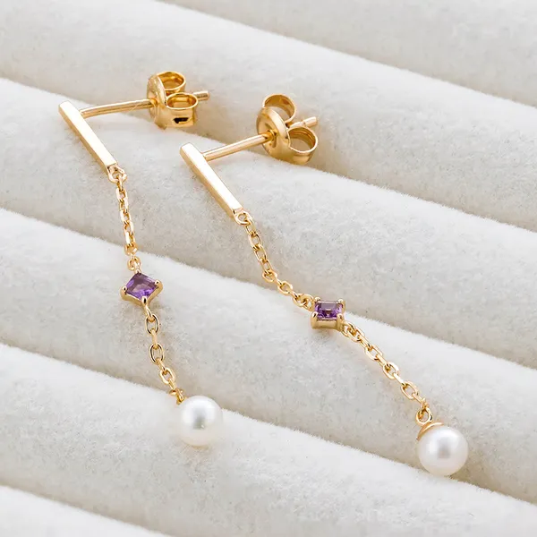 High Quality Stainless Steel Jewelry Necklace Color Stone Setting