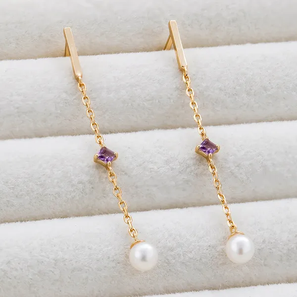 High Quality Stainless Steel Jewelry Necklace Color Stone Setting