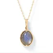 High Quality Stainless Steel Jewelry Necklace Color Stone Setting