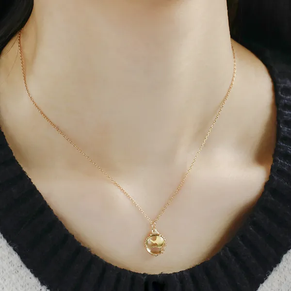 High Quality Stainless Steel Jewelry Necklace Color Stone Setting