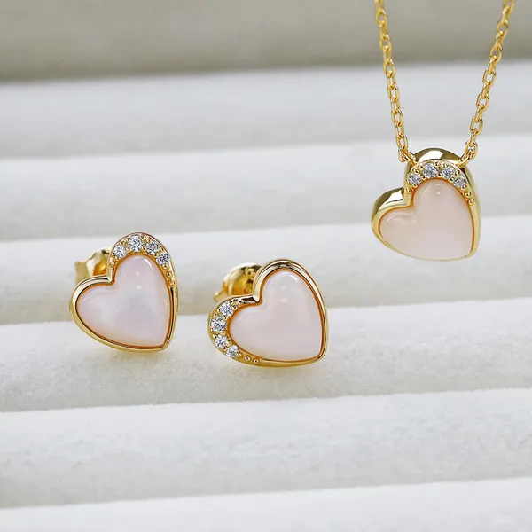 High Quality Stainless Steel Jewelry Necklace Color Stone Setting