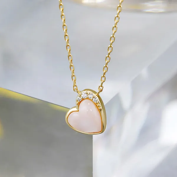 High Quality Stainless Steel Jewelry Necklace Color Stone Setting