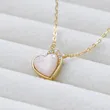 High Quality Stainless Steel Jewelry Necklace Color Stone Setting