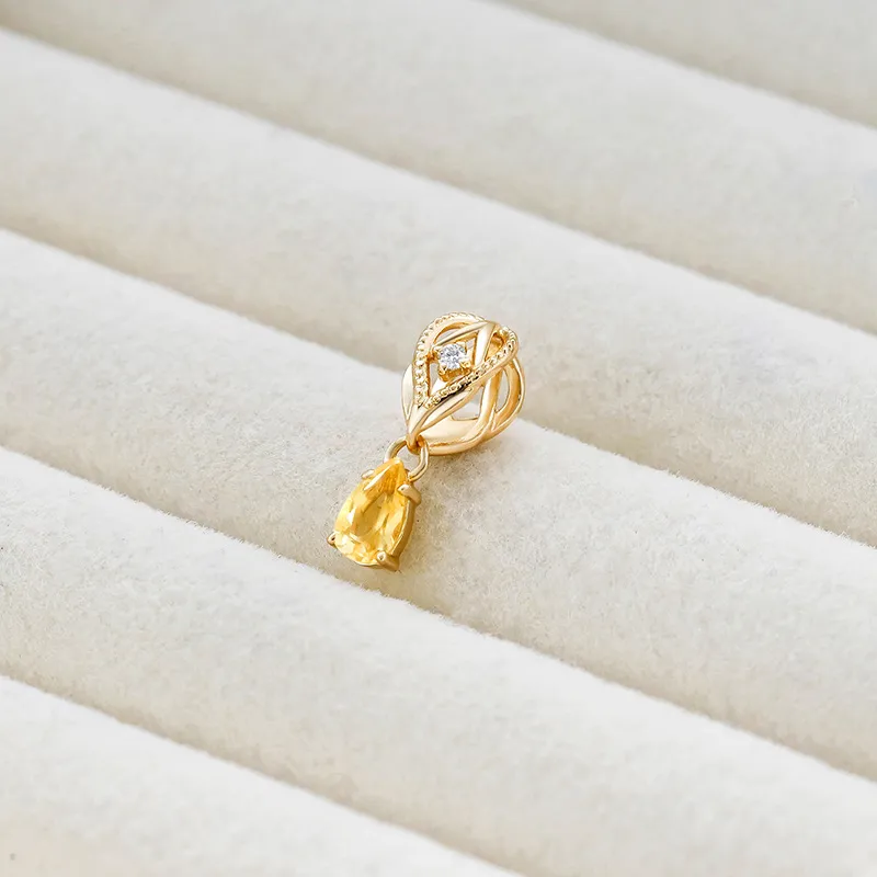 High Quality Stainless Steel Jewelry Necklace Color Stone Setting