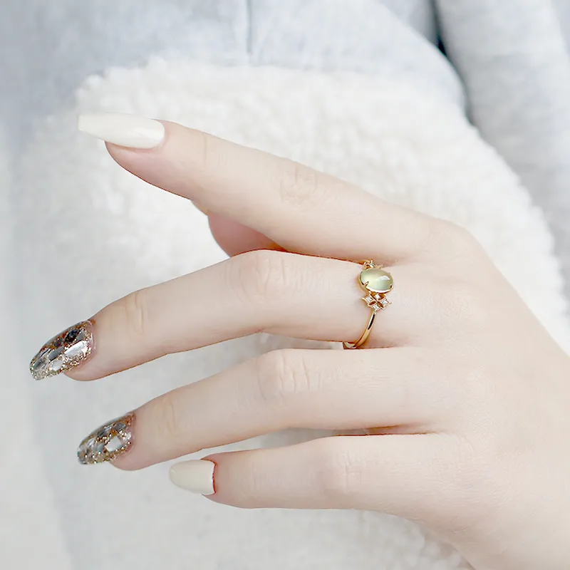 High Quality Stainless Steel Jewelry Necklace Color Stone Setting