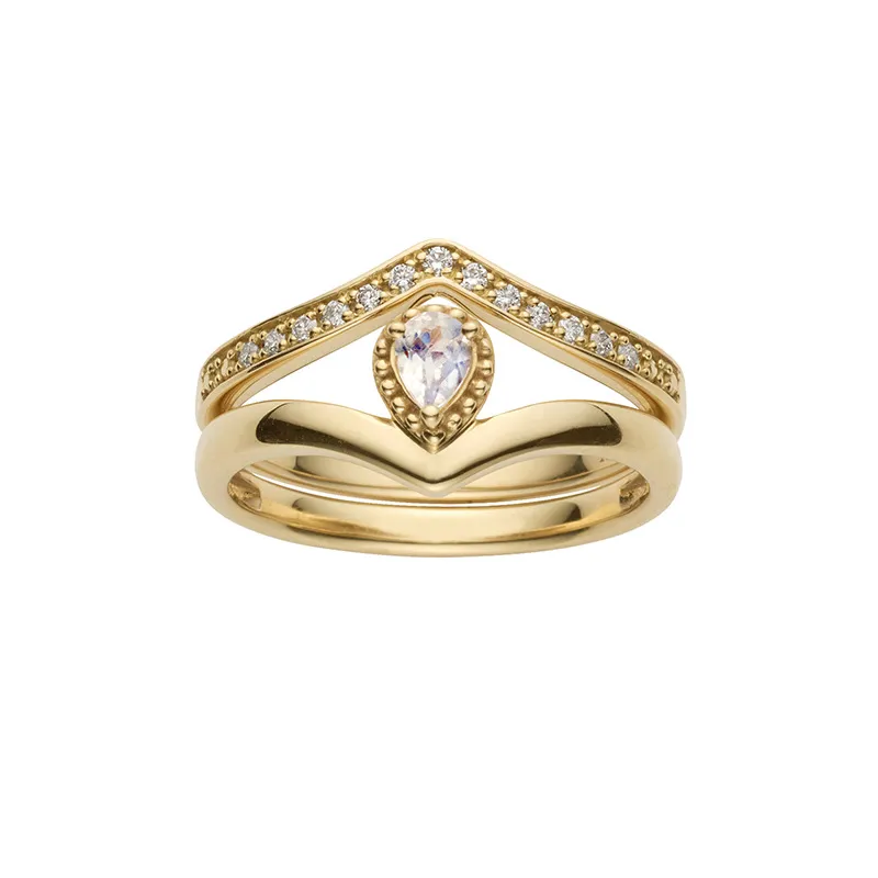 High Quality Stainless Steel Jewelry Necklace Color Stone Setting