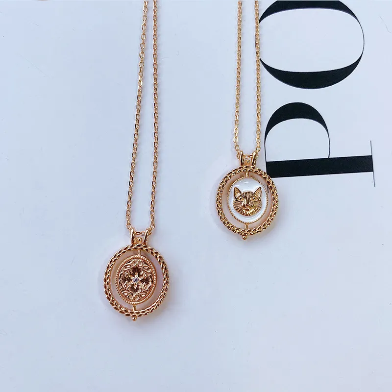 High Quality Stainless Steel Jewelry Necklace Color Stone Setting