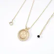 High Quality Stainless Steel Jewelry Necklace Color Stone Setting